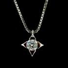 Collana punto luce con Diamante ct 0.09 cod.1593MV